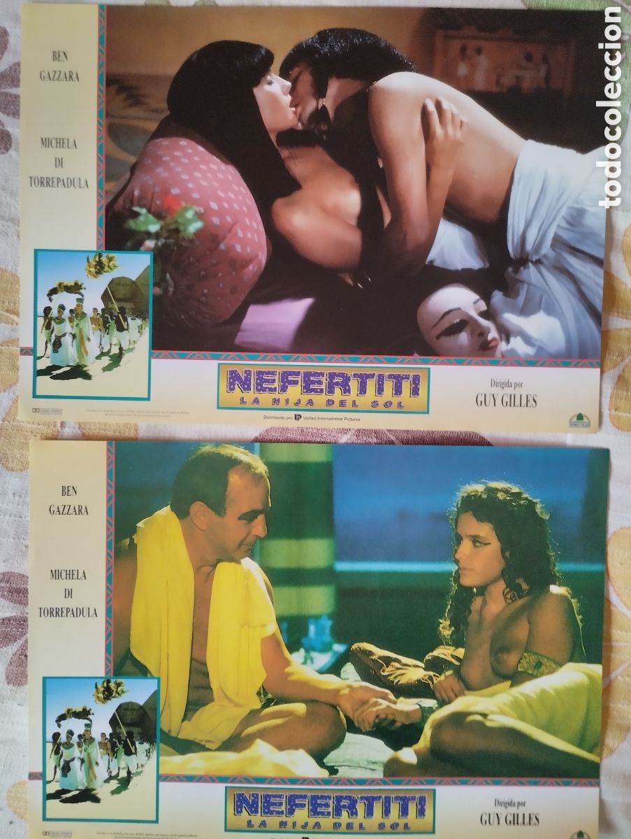 Cine: 2 FOTOCROMOS - NEFERTITI LA HIJA DEL SOL