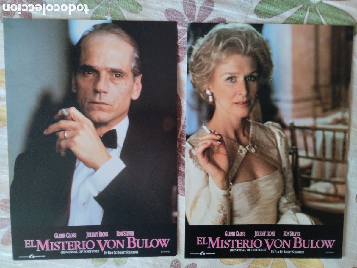 Cine: 12 FOTOCROMOS - EL MISTERIO VON BULOW - SET COMPLETO