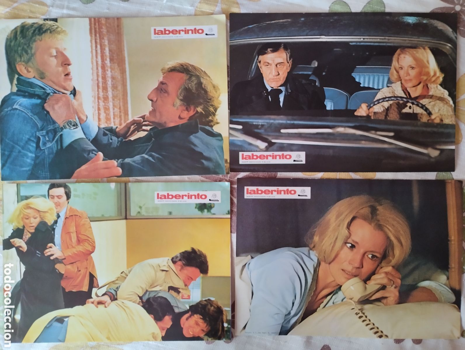 Cine: 12 FOTOCROMOS - LABERINTO - SET COMPLETO