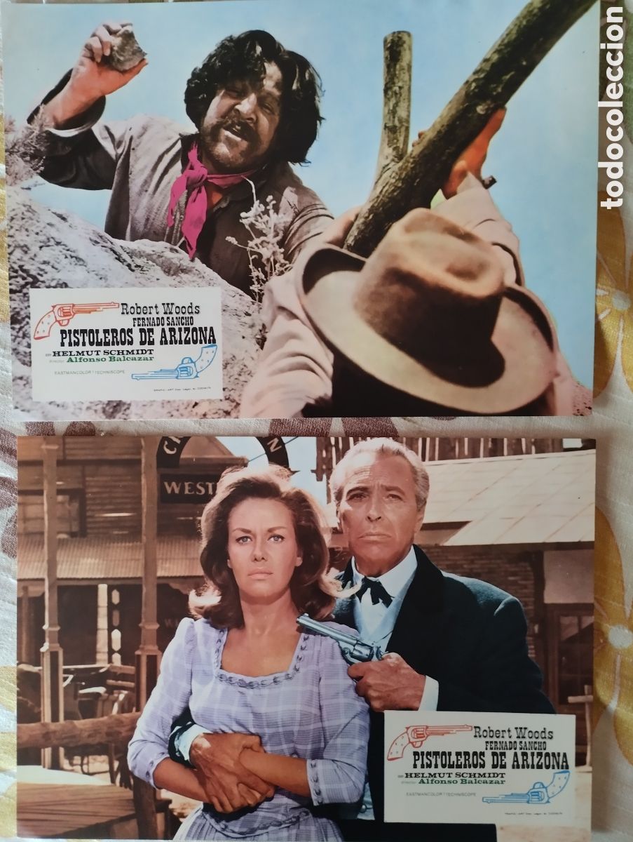 Cine: 10 FOTOCROMOS - PISTOLEROS DE ARIZONA - SET COMPLETO