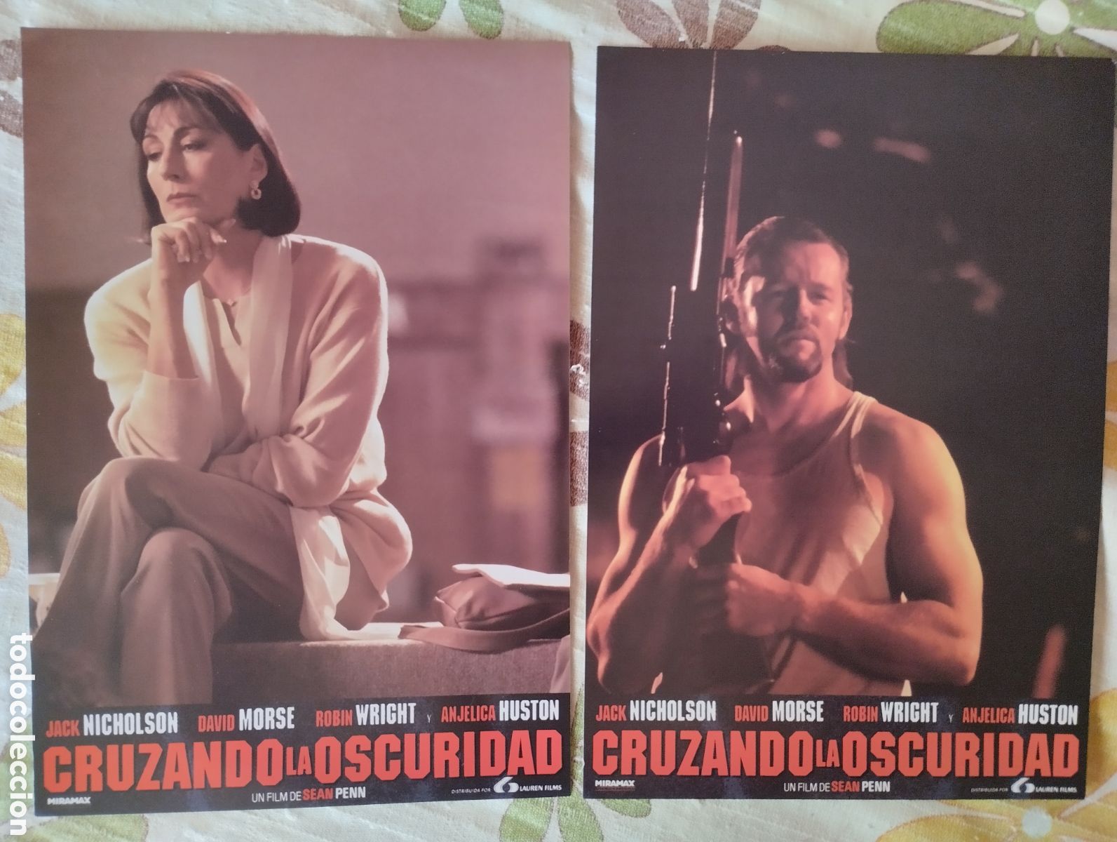 Cine: 12 FOTOCROMOS - CRUZANDO LA OSCURIDAD - SET COMPLETO