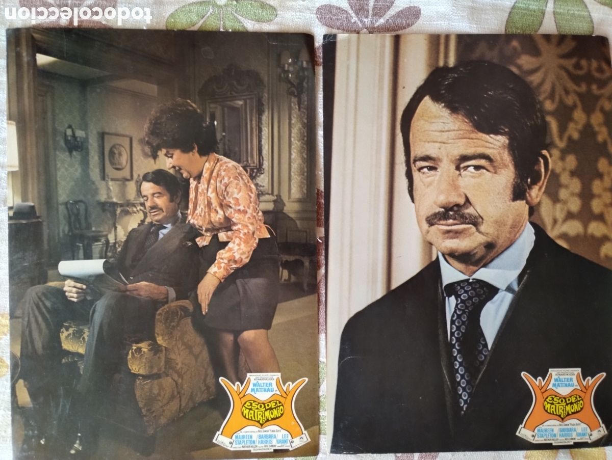 Cine: 12 FOTOCROMOS - ESO DEL MATRIMONIO - SET COMPLETO