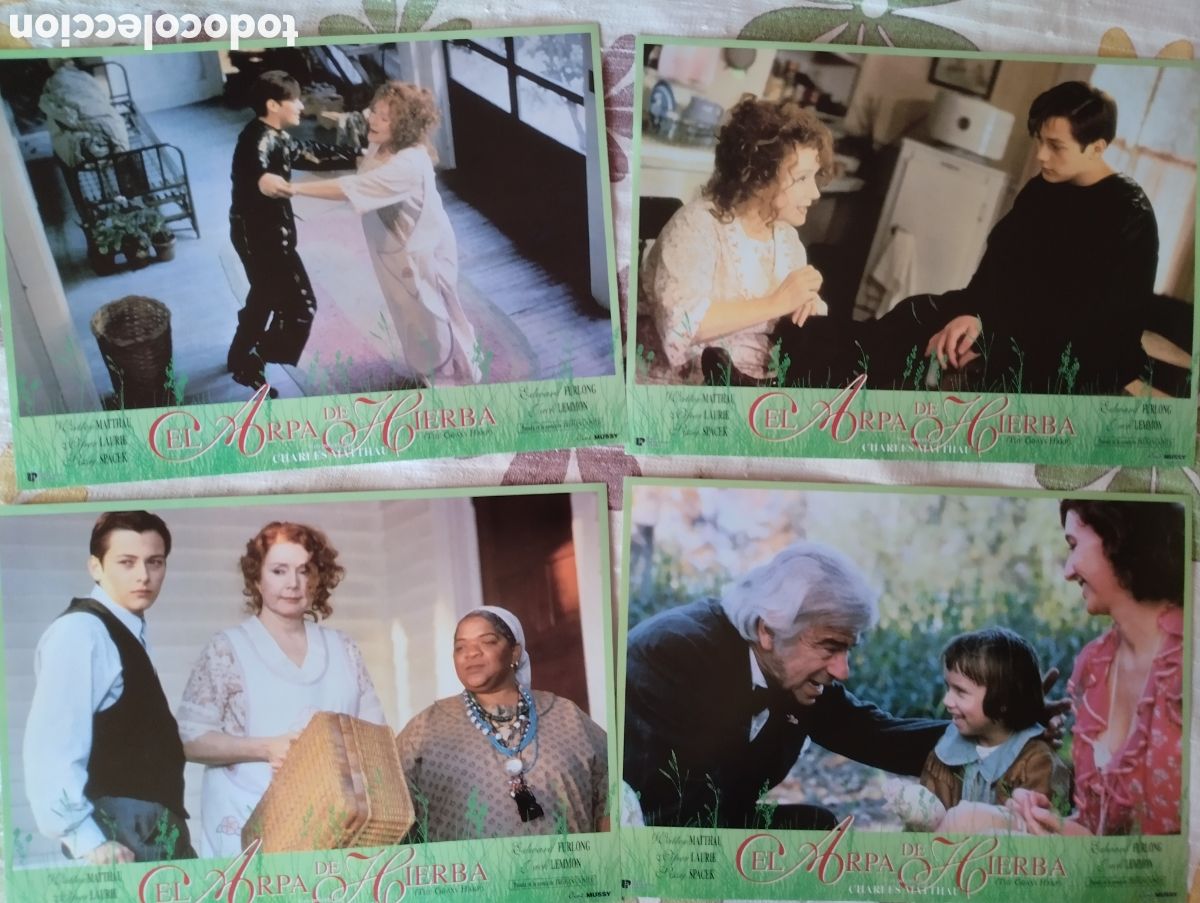 Cine: 12 FOTOCROMOS - EL ARPA DE HIERBA - SET COMPLETO