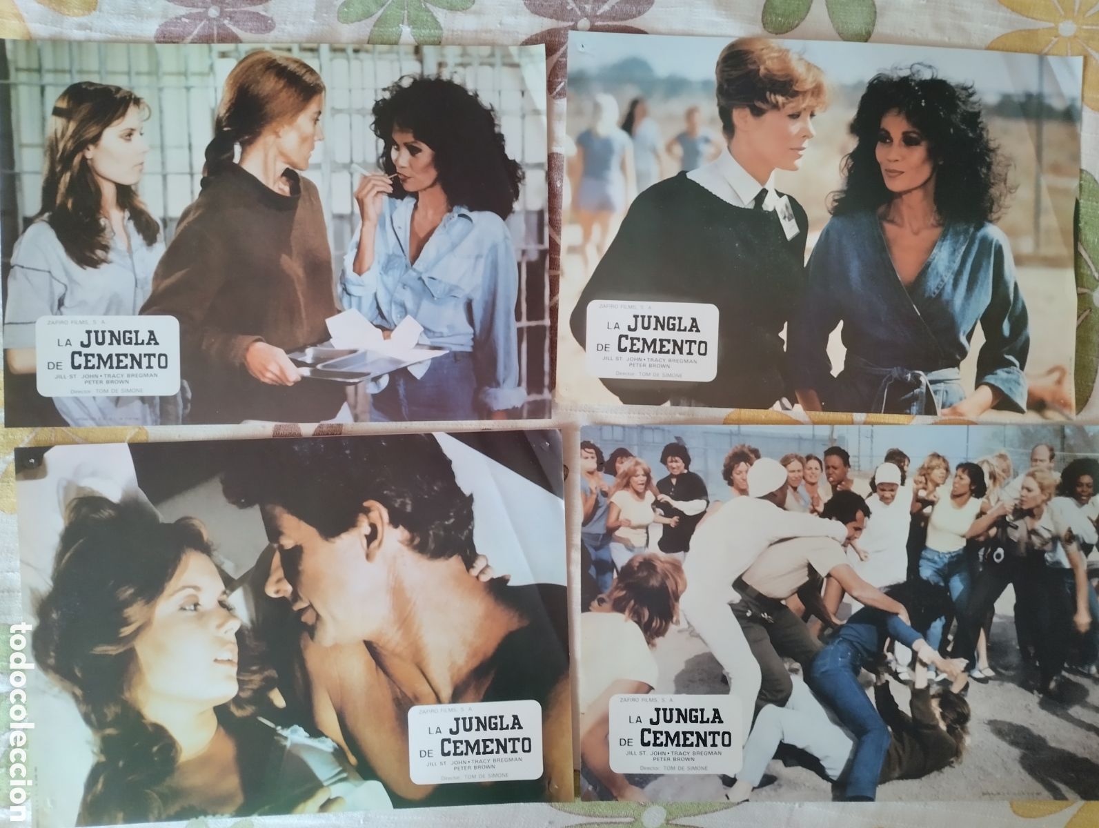 Cine: 12 FOTOCROMOS - LA JUNGLA DE CEMENTO - SET COMPLETO