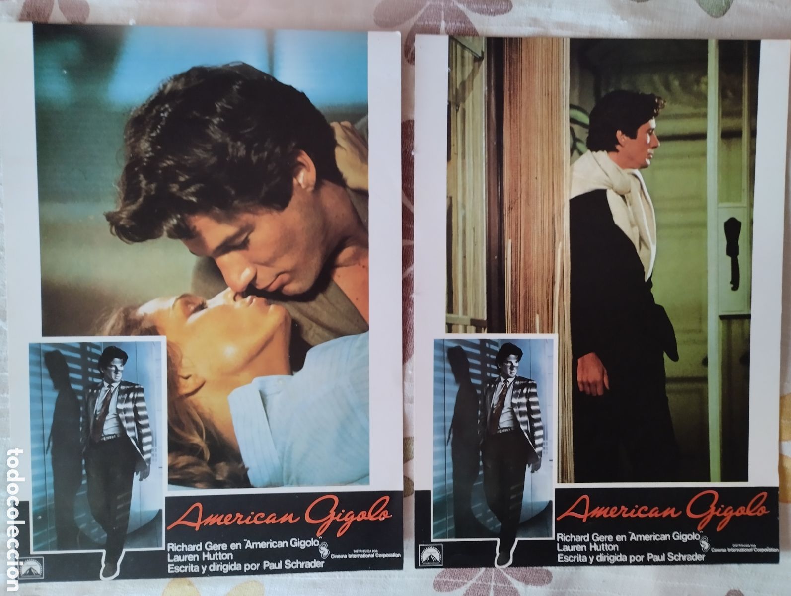 Cine: 12 FOTOCROMOS - AMERICAN GIGOLO - SET COMPLETO