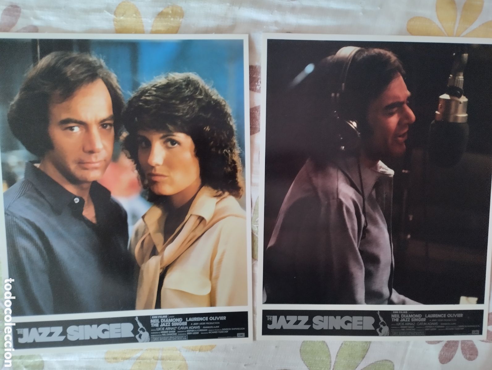 Cine: 14 LOBBY CARDS DE REINO UNIDO - THE JAZZ SINGER 1980