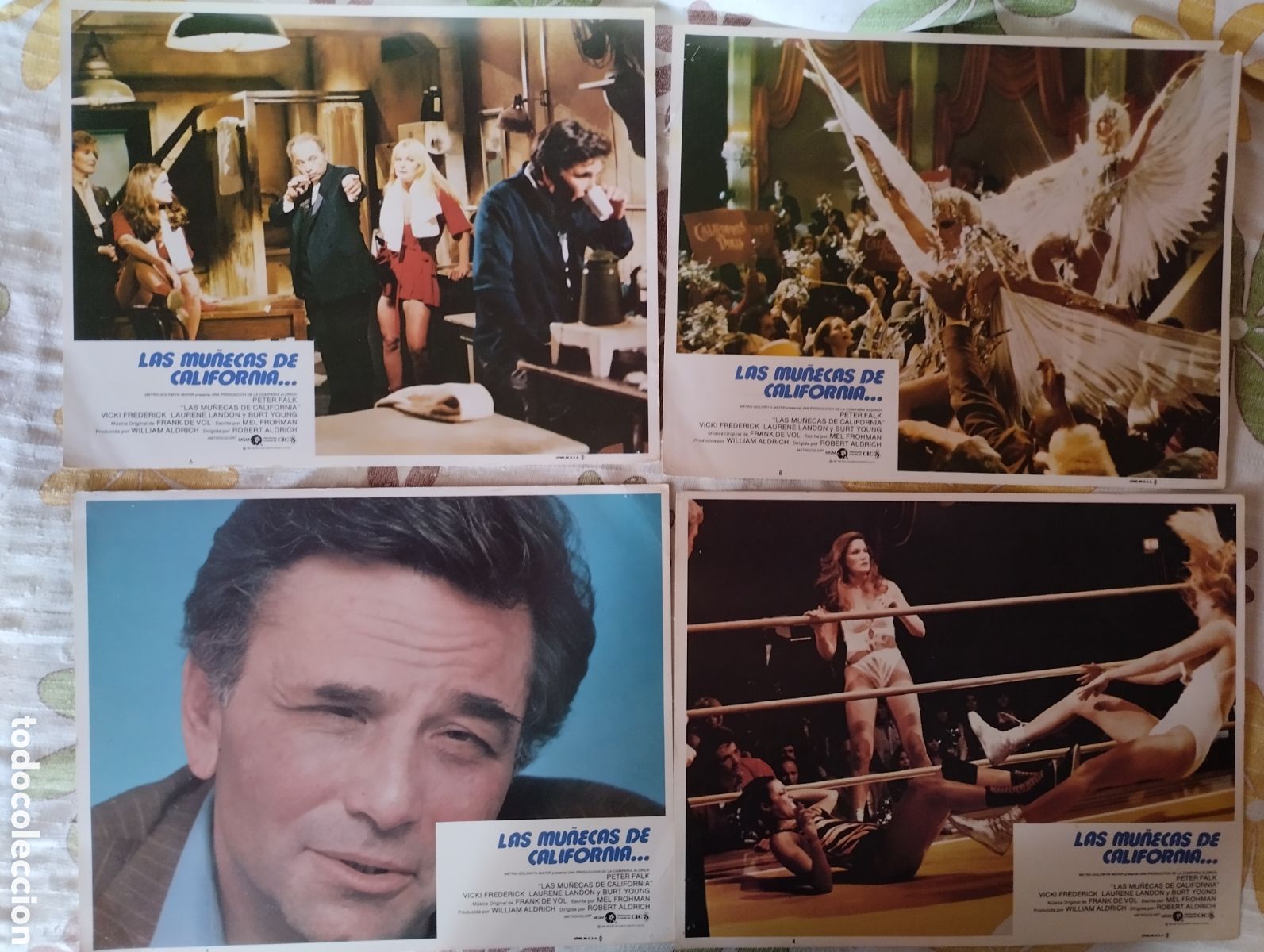 Cine: 8 FOTOCROMOS de GRAN TAMA&Ntilde;O - LAS MU&Ntilde;ECAS DE CALIFORNIA