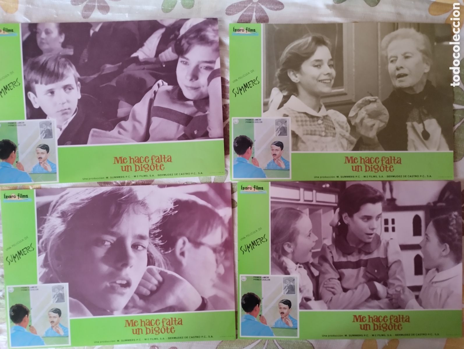 Cine: 4 FOTOCROMOS -ME HACE FALTA UN BIGOTE