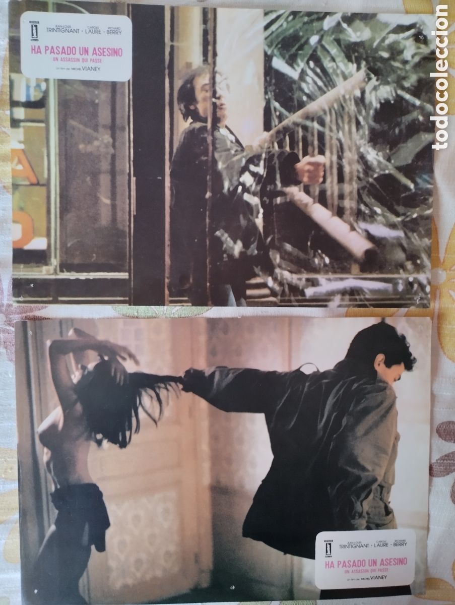 Cine: 2 FOTOCROMOS - HA PASADO UN ASESINO