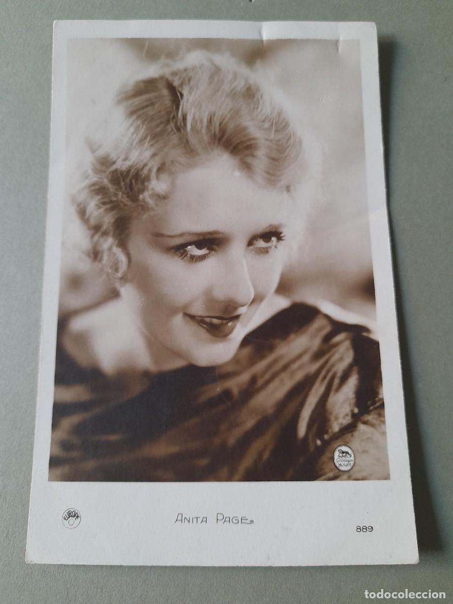 Cine: Foto postal cine , anita page, mgm, ed europe, a&ntilde;os 50 aprox