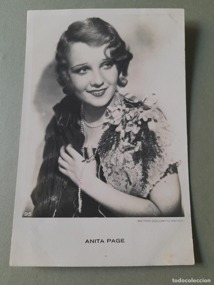 Cine: Foto postal cine , anita page, mgm, a&ntilde;os 50 aprox