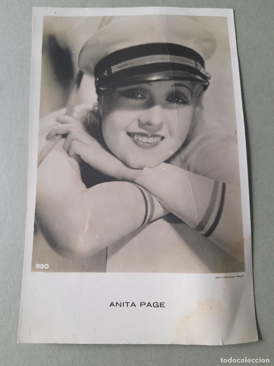 Cine: Foto postal cine , anita page, mgm, a&ntilde;os 50 aprox