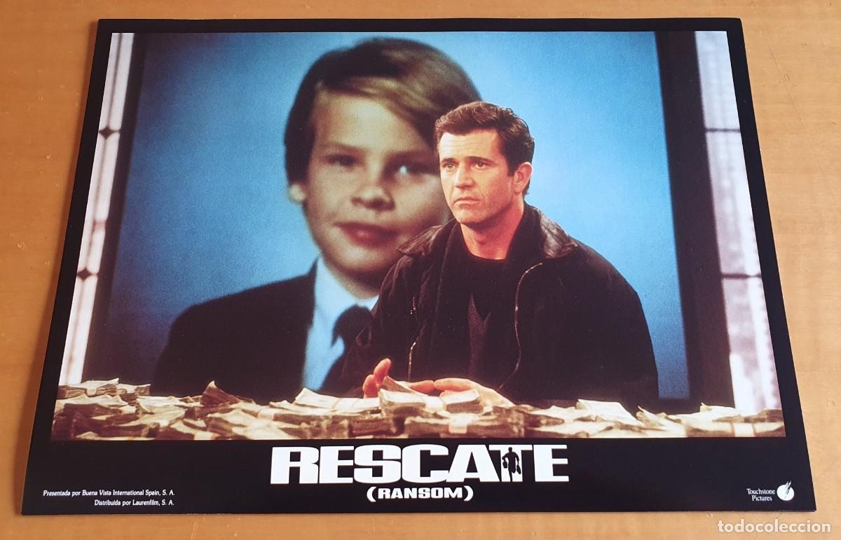 Cine: Juego completo de fotocromos RESCATE (Ransom) Mel Gibson, Rene Russo, Ron Howard. Set de 12 Original