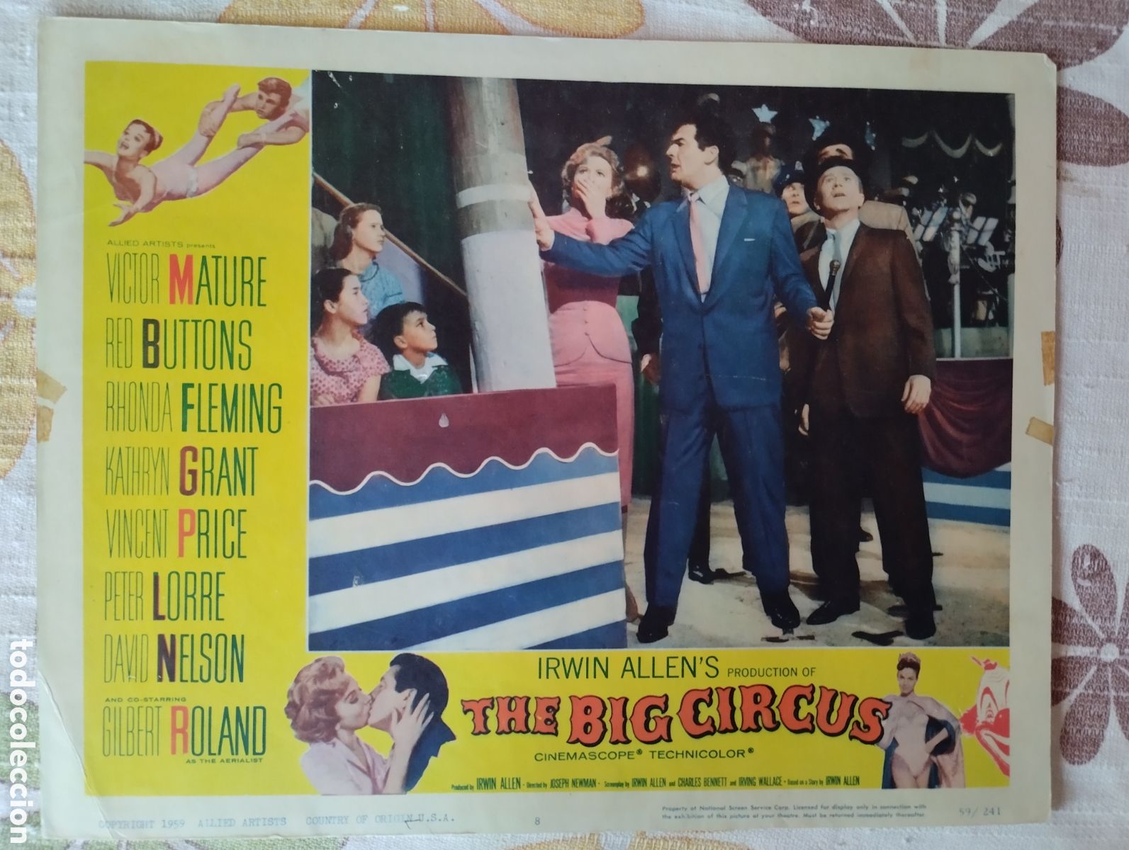 Cine: LOBBY CARD AMERICANO