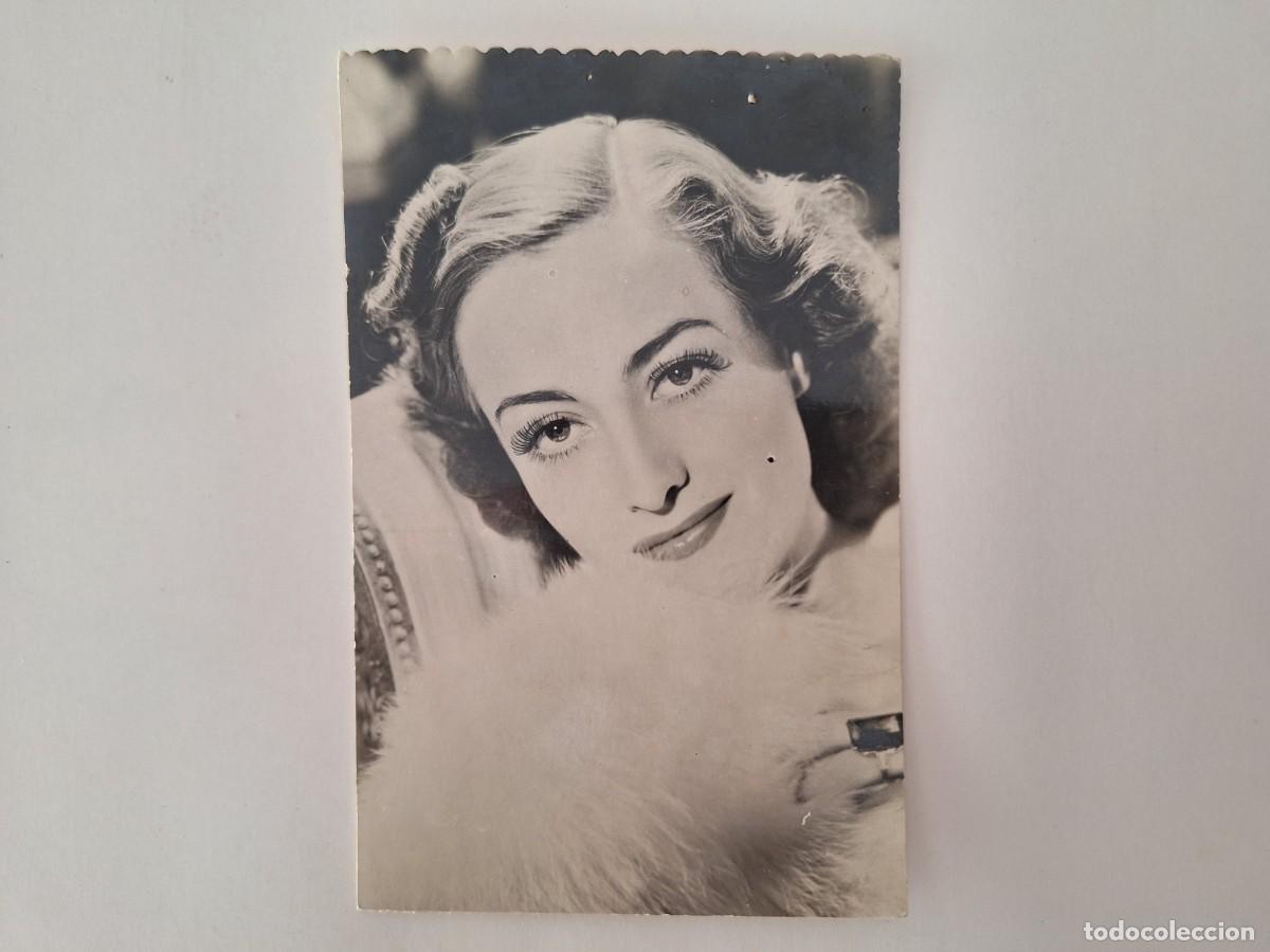Cine: TARJETA POSTAL FOTOGRAFIA ACTRIZ CINE JOAN CRAWFORD RV 2895