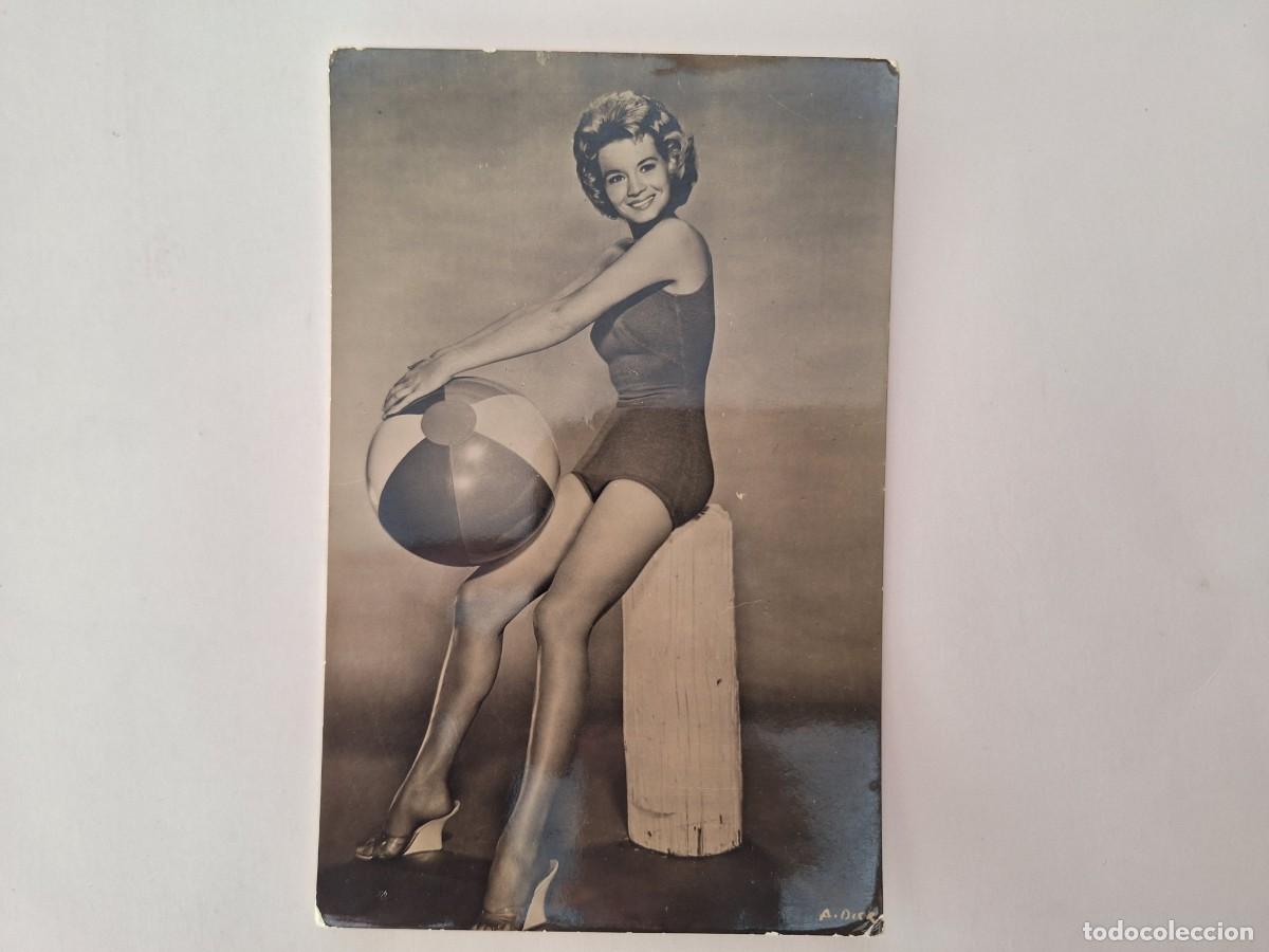 Cine: TARJETA POSTAL FOTOGRAFIA ACTRIZ CINE ANGIE DICKINSON RV 2896