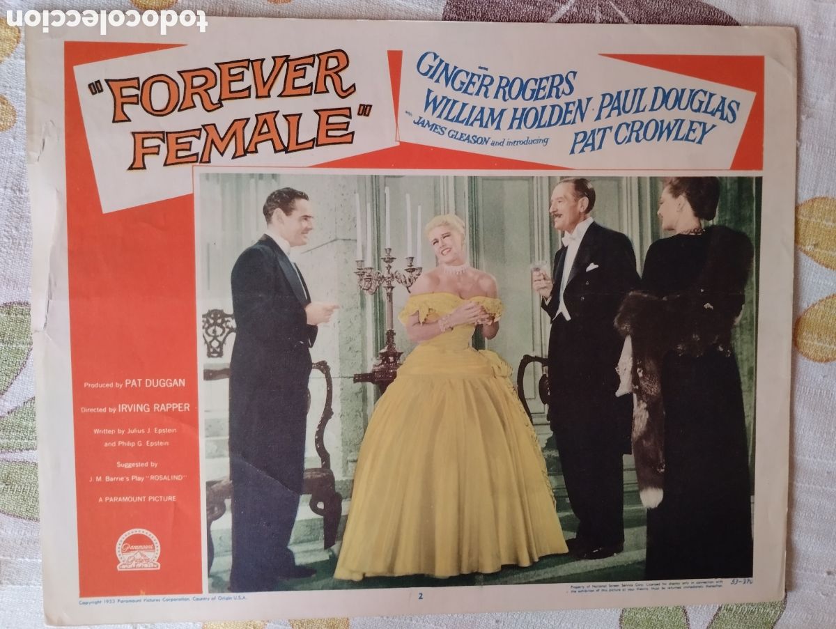 Cine: LOBBY CARD AMERICANO