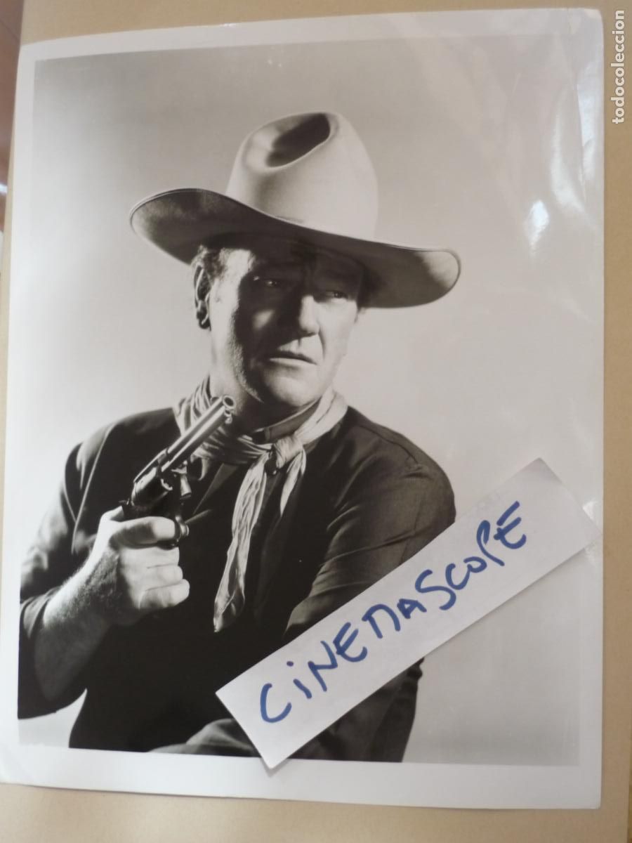 Cine: john wayne - foto original b/n - el hombre que mato a liberty valance