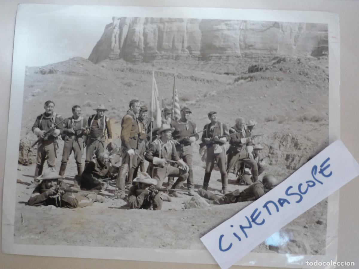 Cine: john wayne - foto original b/n - fort apache - henry fonda john ford