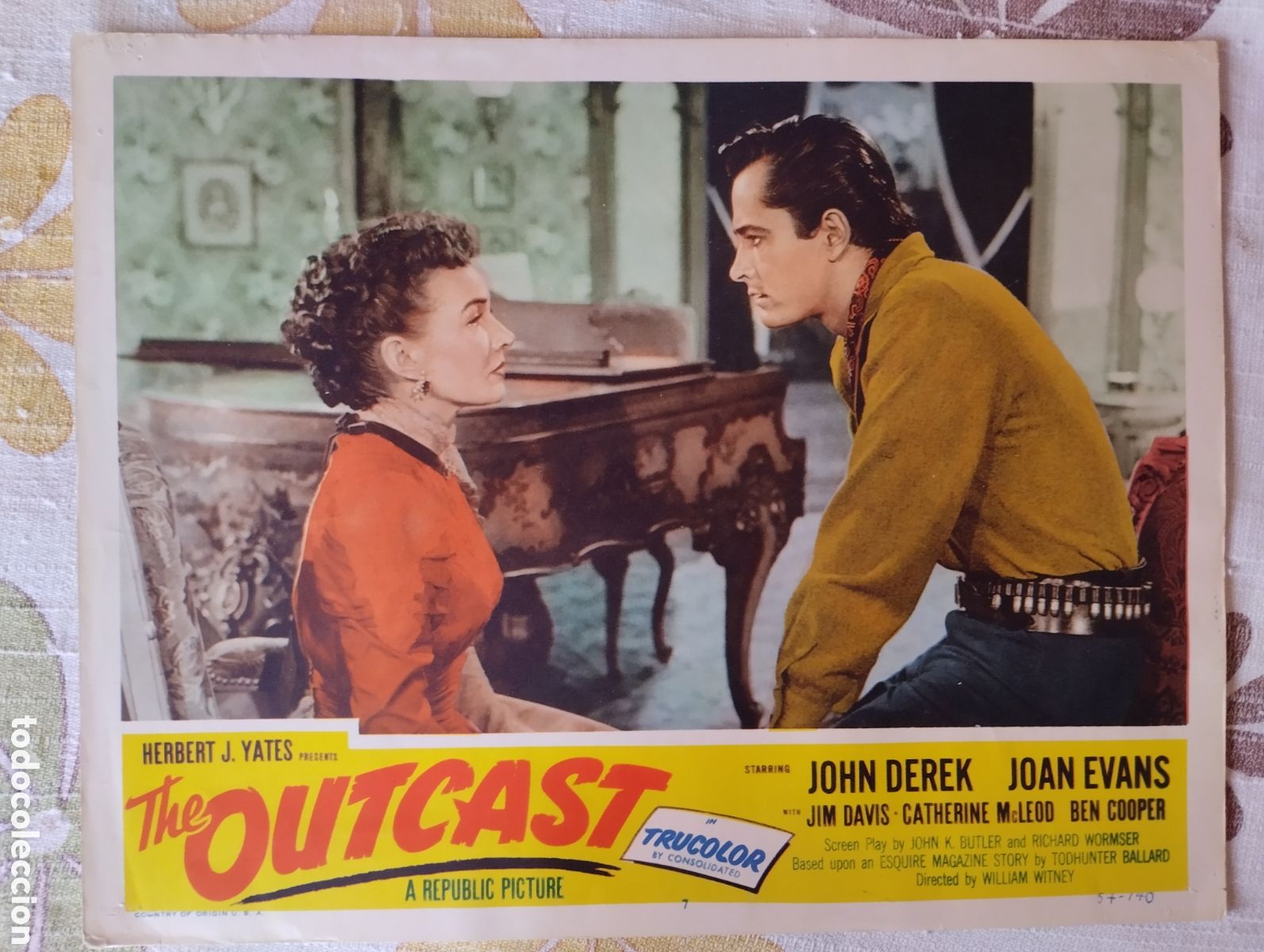 Cine: LOBBY CARD AMERICANO