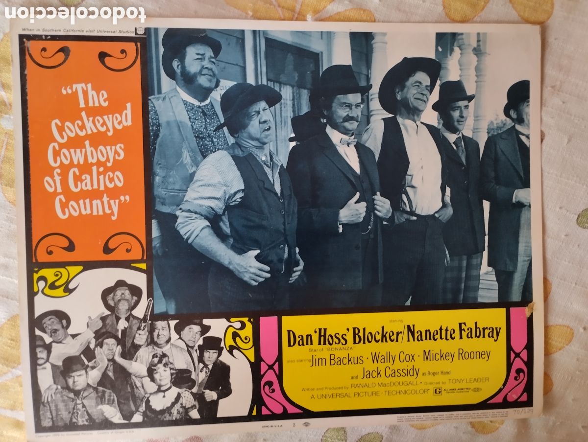 Cine: 3 LOBBY CARDS AMERICANOS