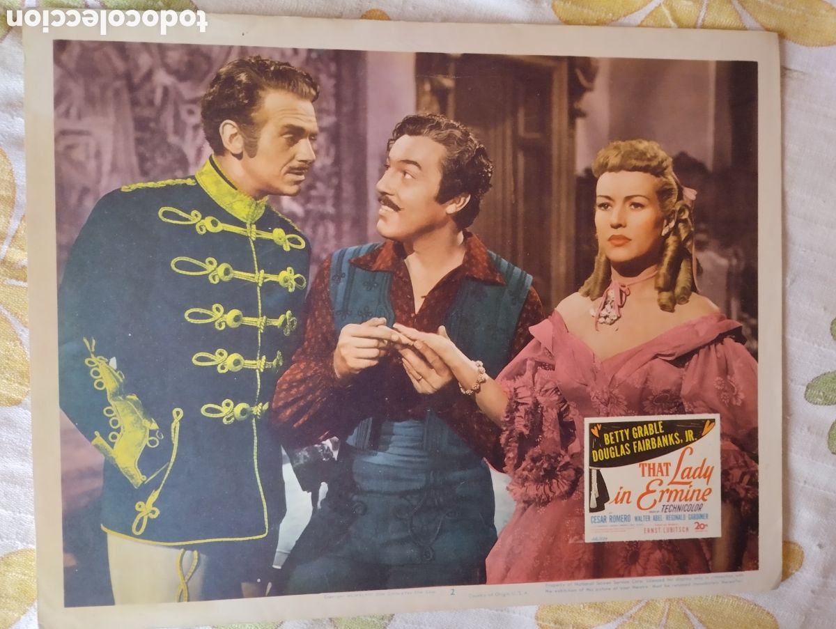 Cine: LOBBY CARD AMERICANO