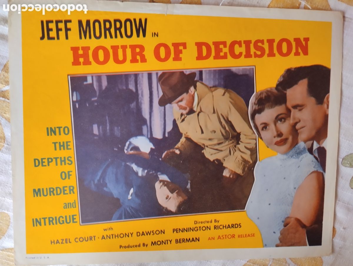 Cine: LOBBY CARD AMERICANO