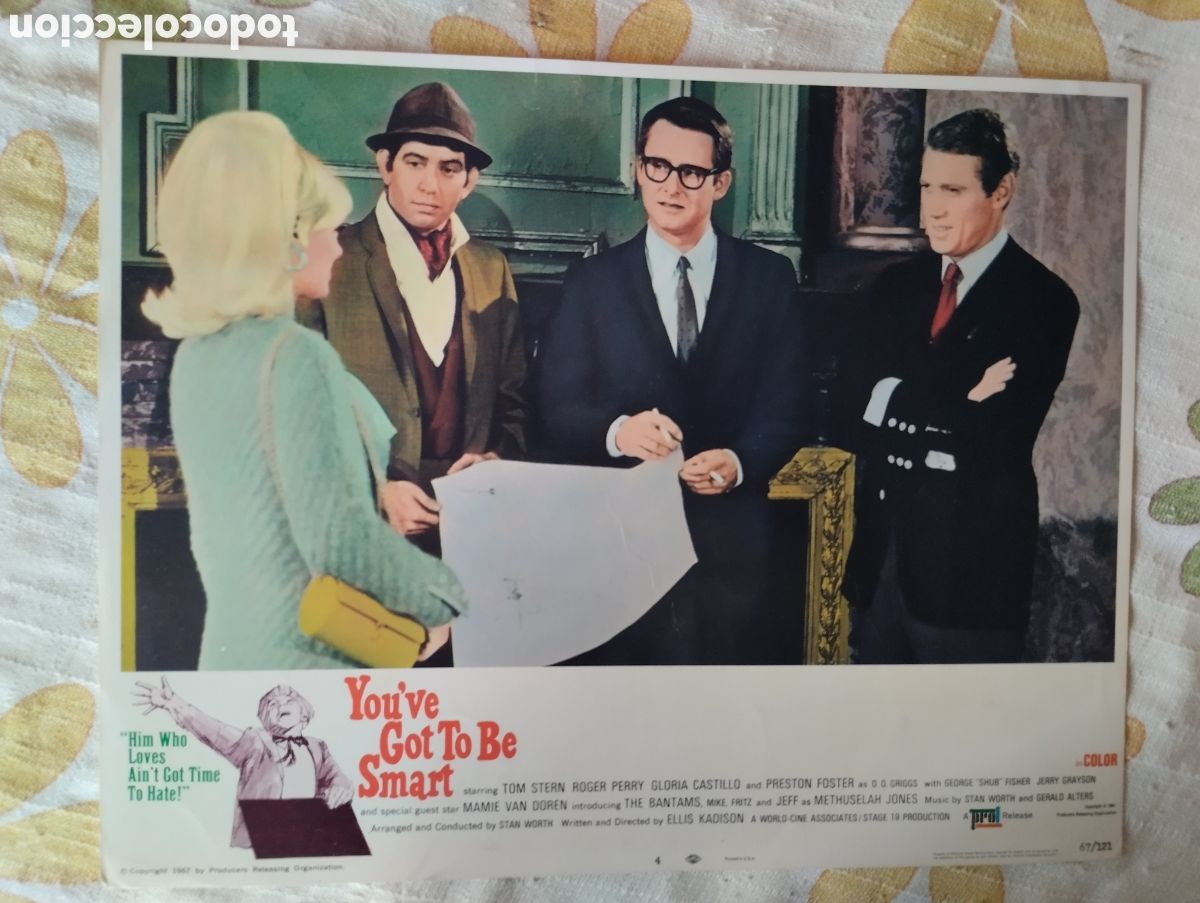 Cine: 5 LOBBY CARDS AMERICANOS