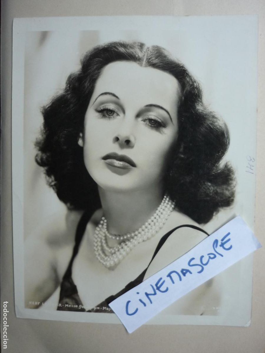 Cine: hady lamarr - foto original b/n - cinema actress metro goldwyn mayer