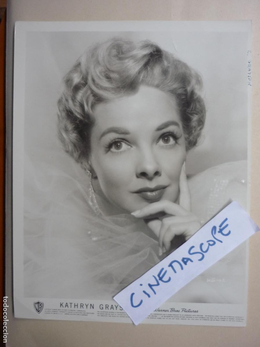Cine: kathryn grayson - foto original b/n - cinema actress warner bros