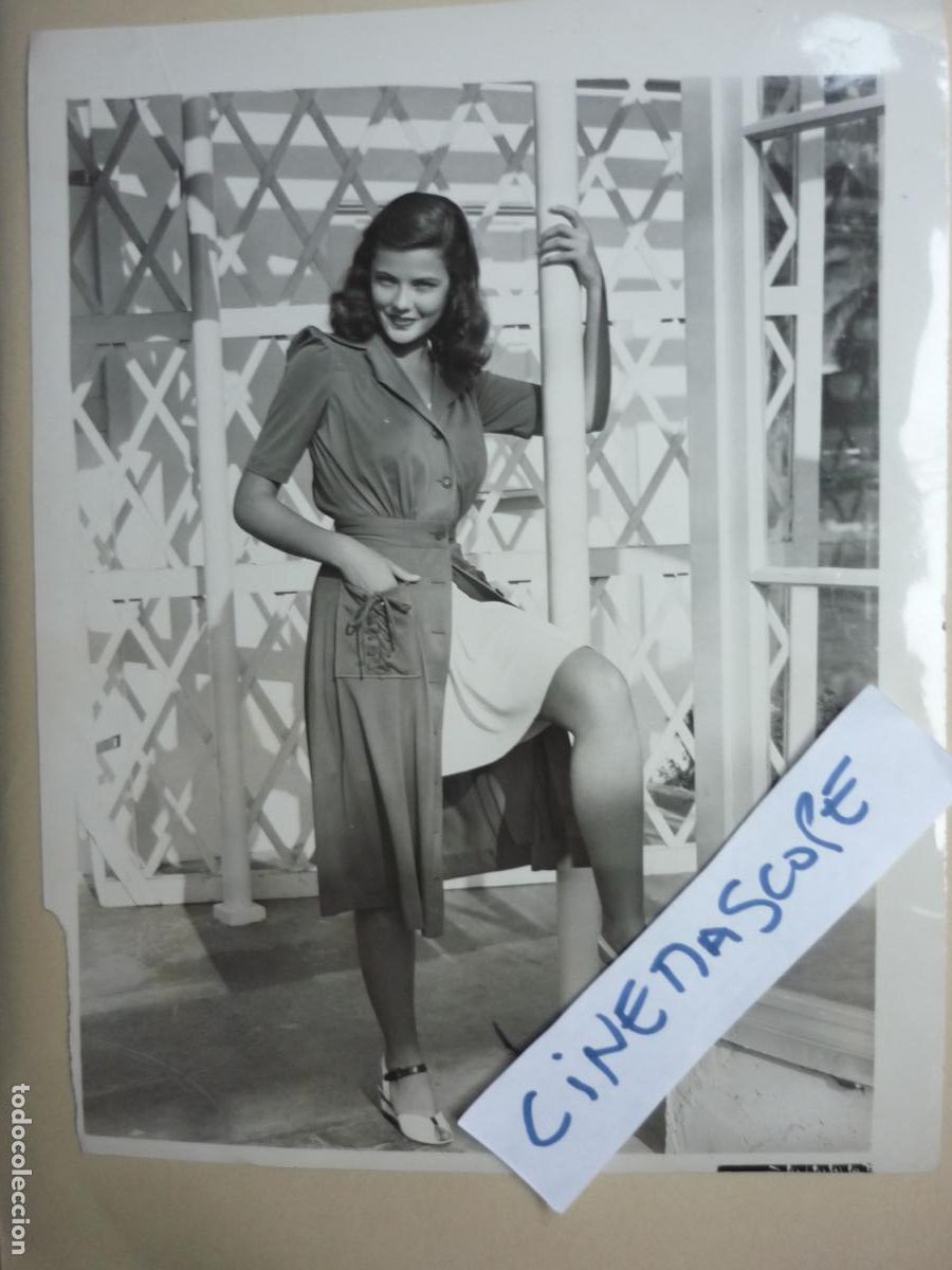 Cine: gene tierney - foto original b/n - cinema actress