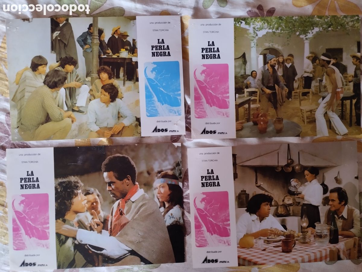 Cine: 8 FOTOCROMOS - LA PERLA NEGRA