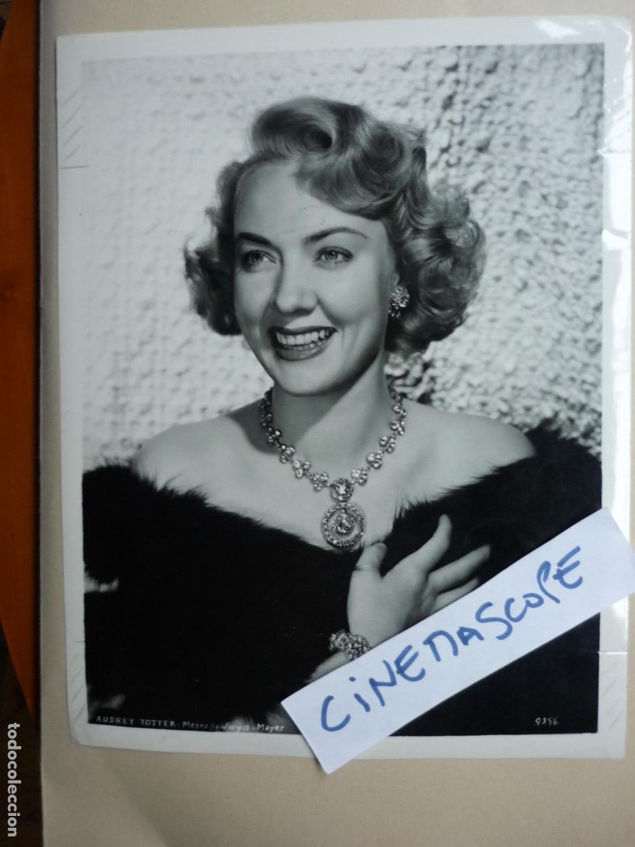 Cine: audrey totter - foto original b/n - cinema actress - metro goldwyn mayer