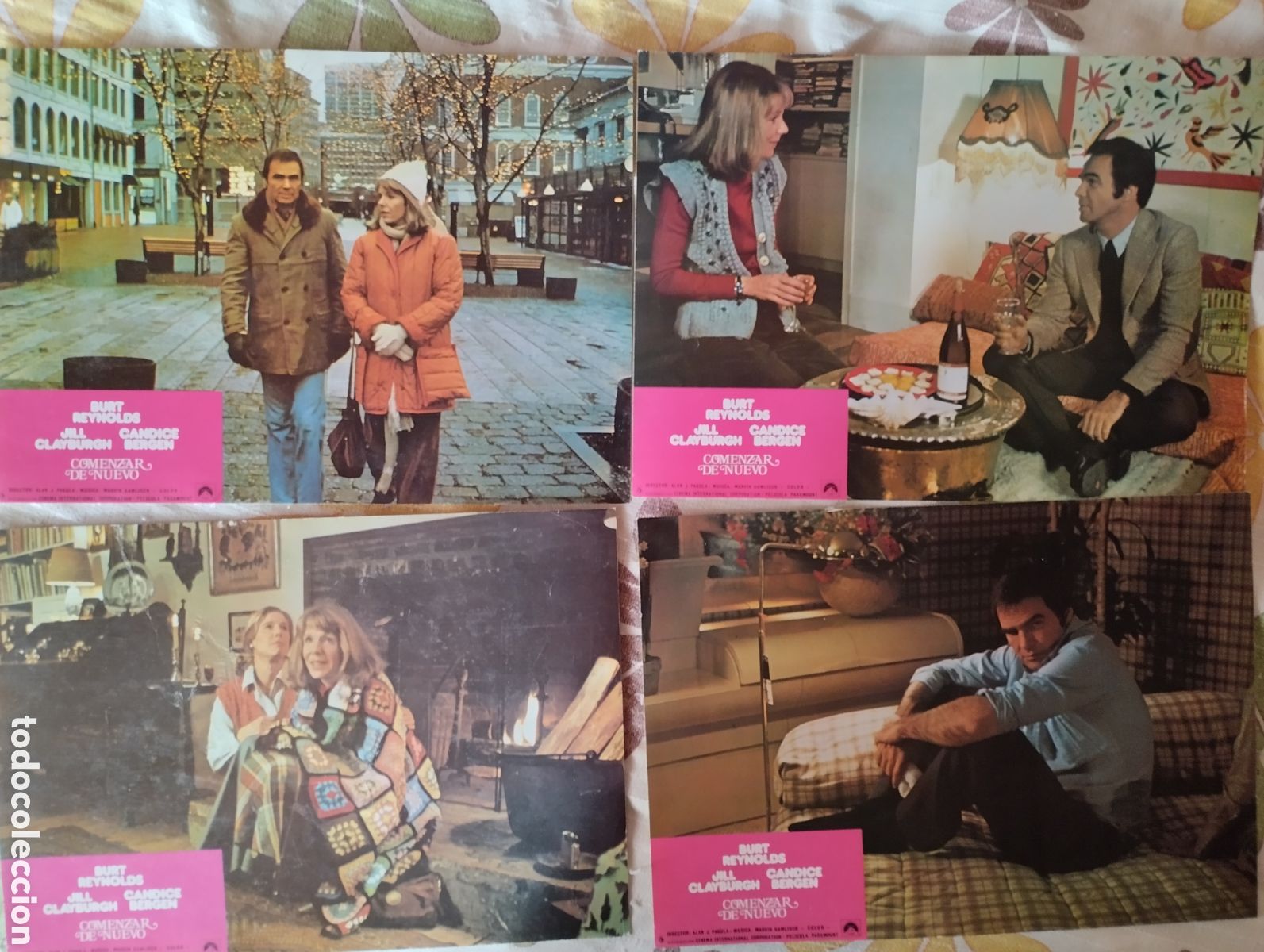 Cine: 12 FOTOCROMOS+ GUIA DOBLE - COMENZAR DE NUEVO - SET COMPLETO
