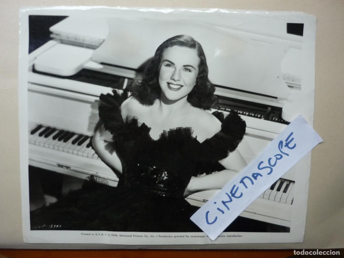 Cine: diana deanna durbin - foto original b/n - cinema actress universal pictures