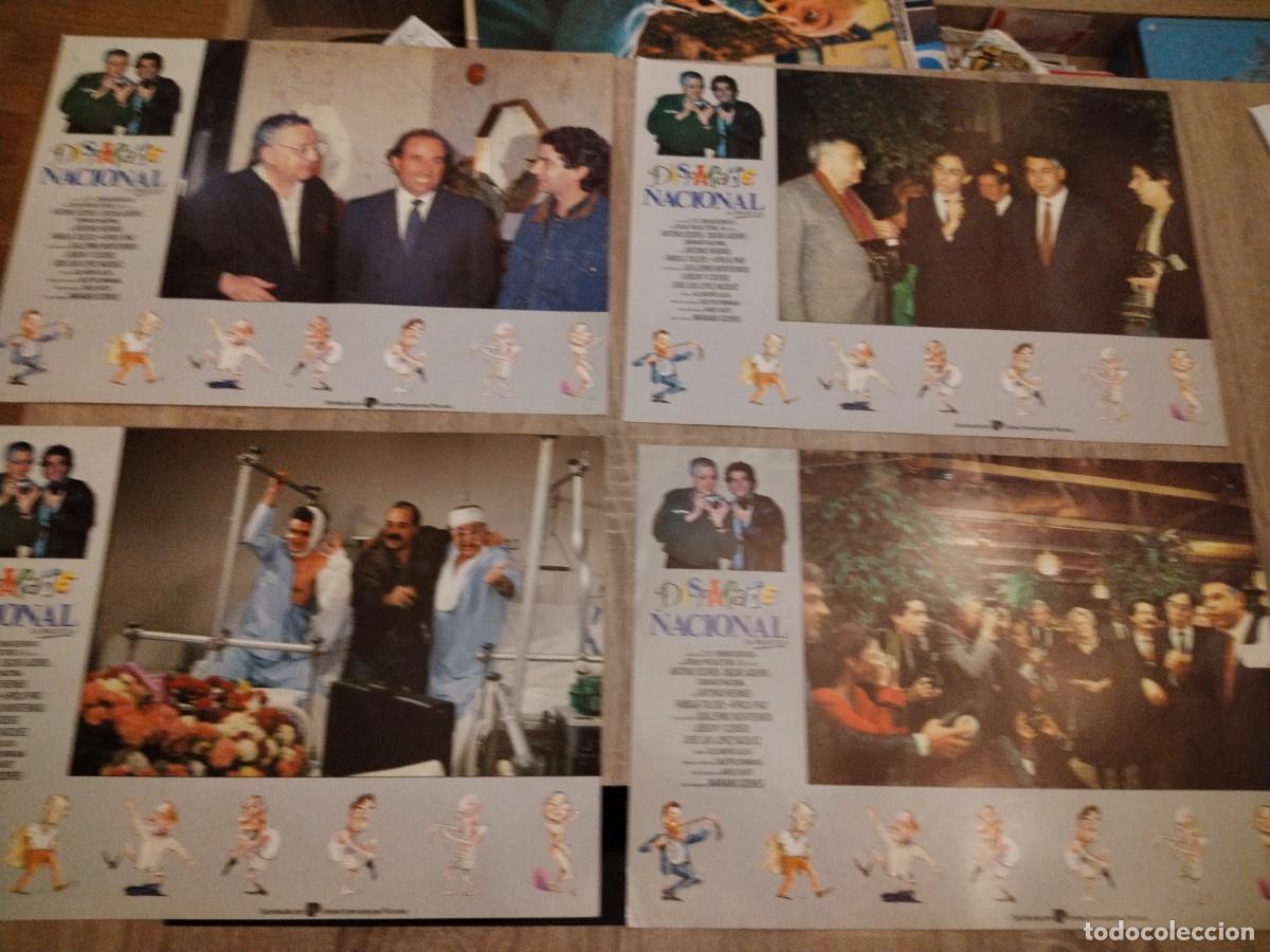 Cine: Disparate nacional. Antonio Ozores, &Oacute;scar Ladoire, Antonio Resines. 12 FOTOCROMOS ORIGINALES.