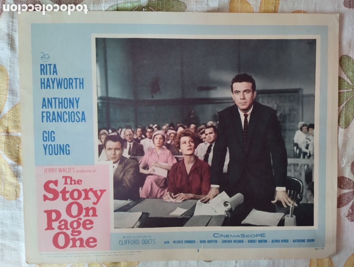 Cine: LOBBY CARD AMERICANO