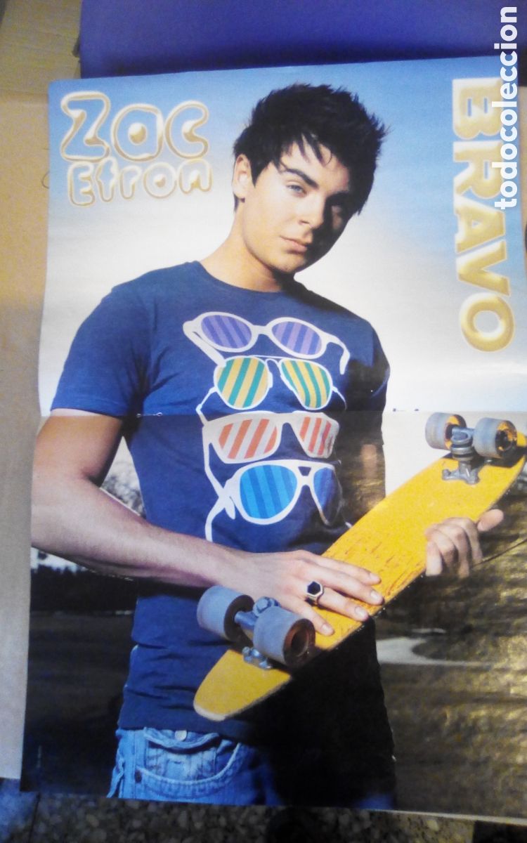 Cine: Zac Etron y Jesse Metcalfe. Poster hoja revista Bravo.