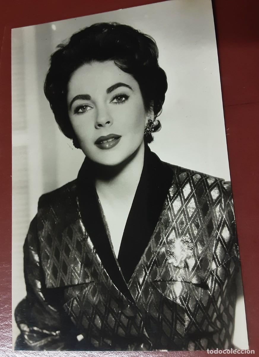 Cine: ELIZABETH TAYLOR, TARJETA POSTAL WARNER BROS.