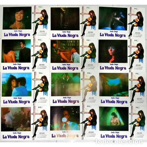 Cine: La viuda negra. Juego de 12 Fotocromos