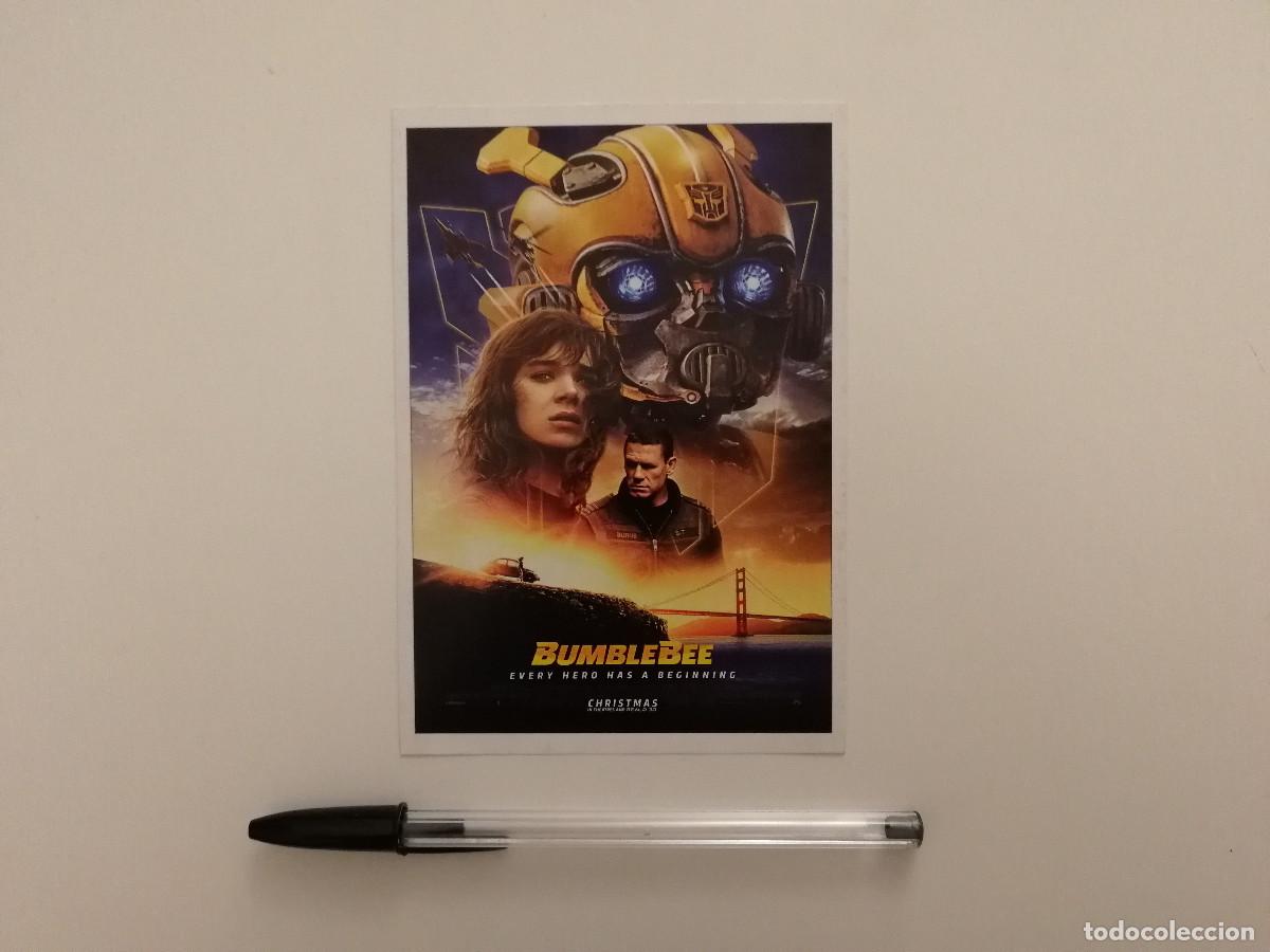 Cine: FICHA COLECCIONABLE -10*15- BUMBLEBEE - Travis Knight - Transformers