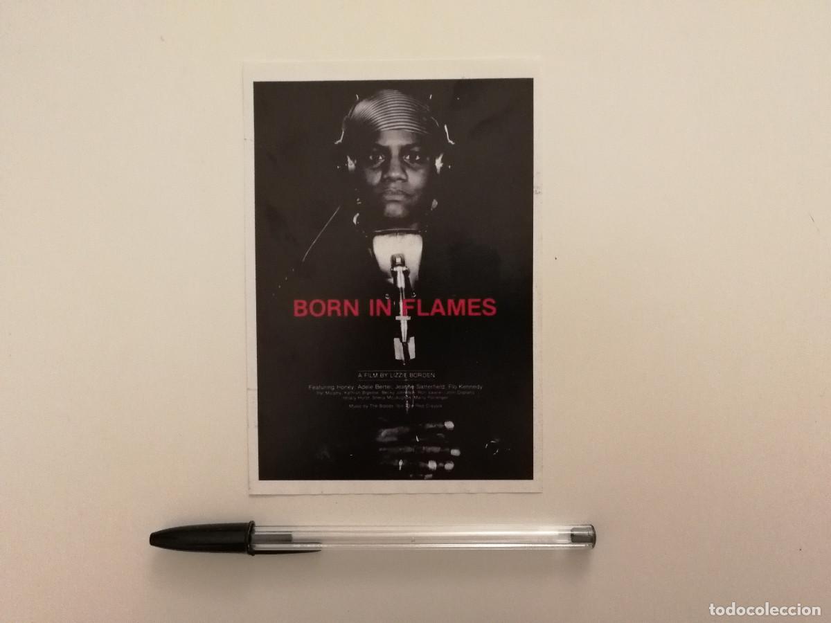 Cine: FICHA COLECCIONABLE -10*15- BORN IN FLAMES - CIENCIA FICCION
