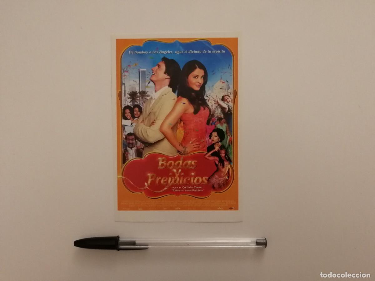 Cine: FICHA COLECCIONABLE -10*15- BODAS Y PREJUICIOS - Aishwarya Rai