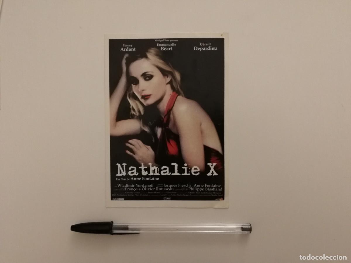 Cine: FICHA COLECCIONABLE -10*15- NATHALIE X - Emmanuelle B&eacute;art