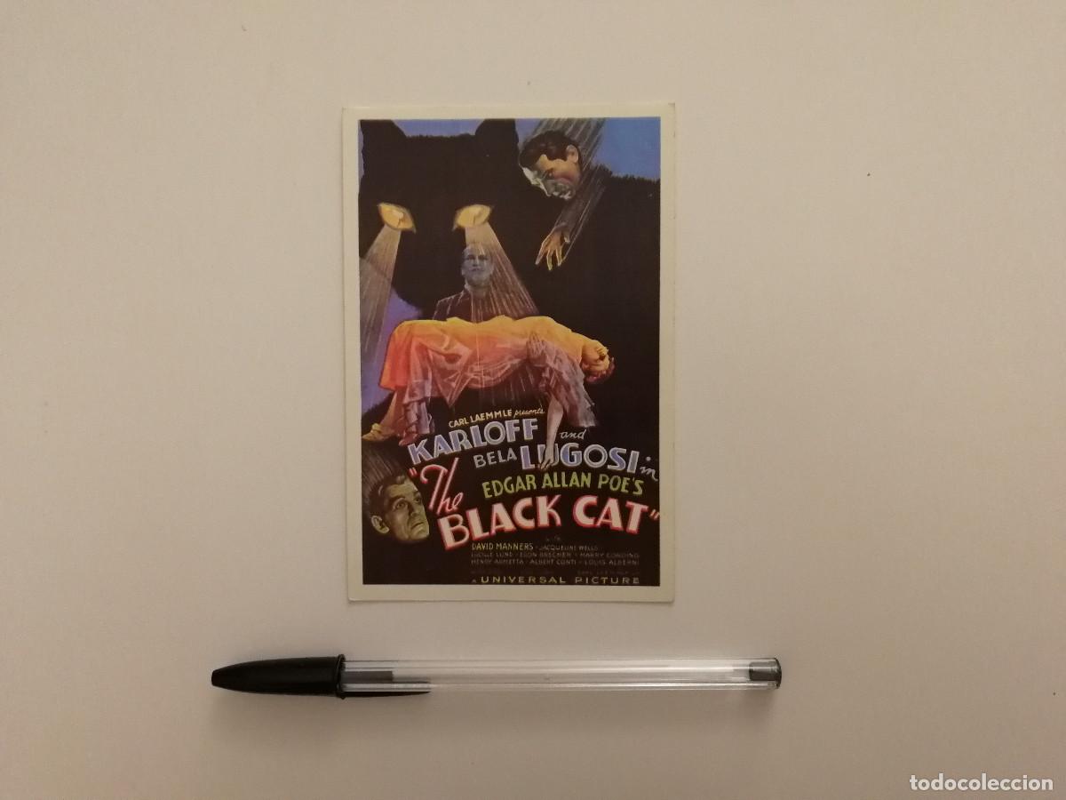 Cine: IMPRESO PAPEL -9*13- THE BLACK CAT SATANAS - TERROR - BELA LUGISO - BORIS KARLOFF