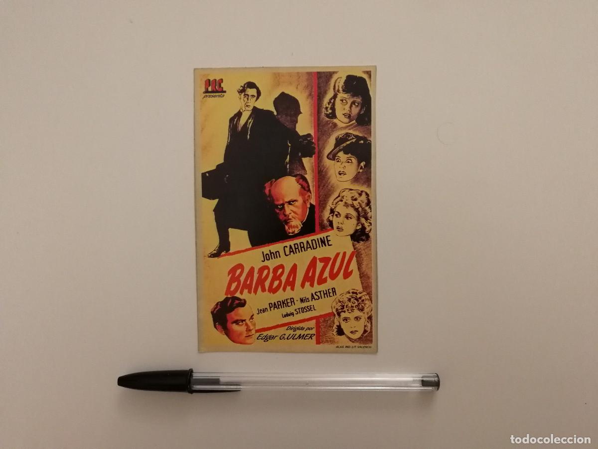 Cine: IMPRESO PAPEL -9*13- BARBA AZUL - TERRO - JOHN CARRADINE - JEAN PARKER