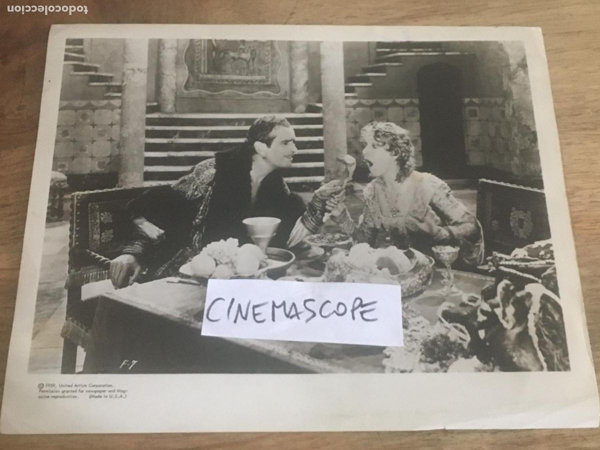 Cine: douglas fairbanks mary pickford foto original antigua