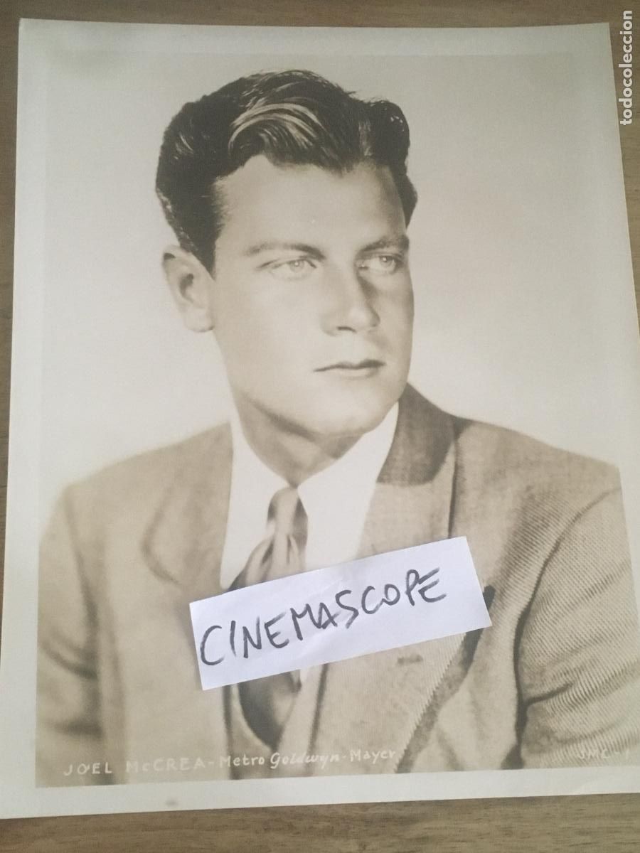 Cine: joel mccrea foto original antigua