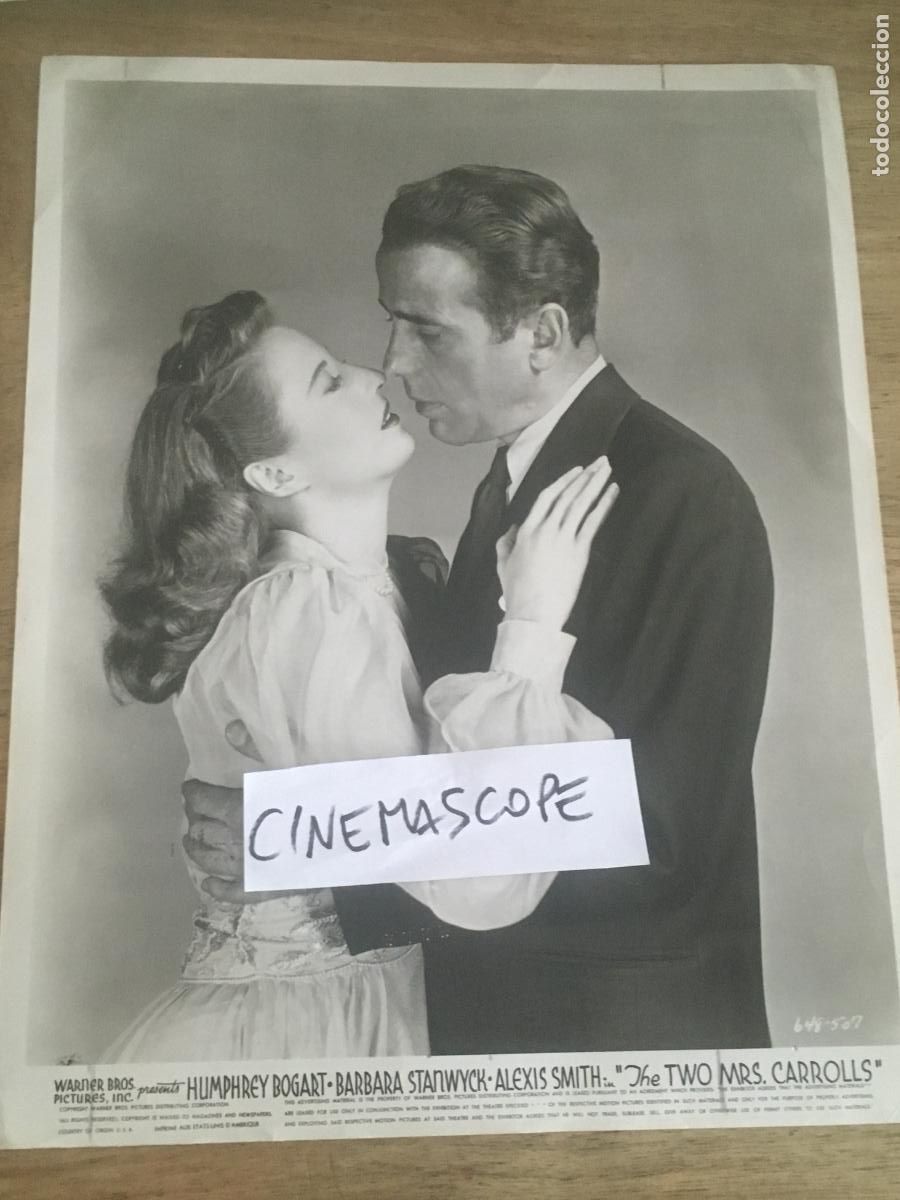 Cine: barbara stanwyck humphrey bogart las dos se&ntilde;oras carroll foto original antigua