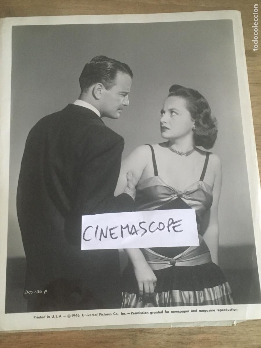 Cine: olivia de havilland lew ayres dark mirror a traves del espejo foto original antigua